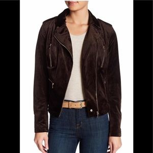 BNCI Blanc Noir black velvet jacket